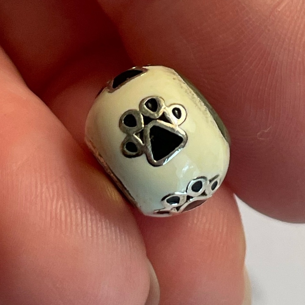 Persona dog charm charm sterling silver